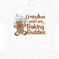 thumbnail image 3 of Inktastic Grandma And I Are Baking Buddies Girls Toddler Dress, 3 of 4