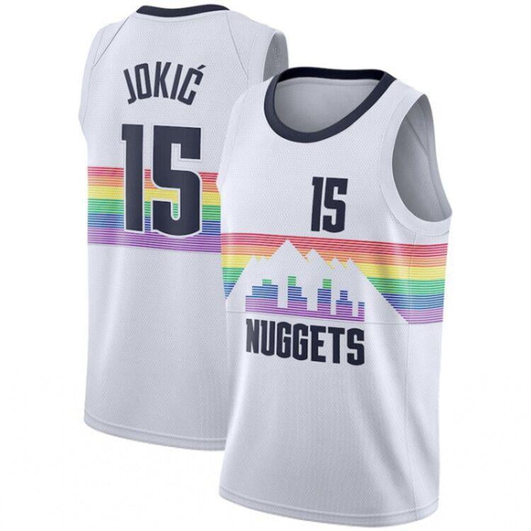 Men's Denver Nuggets # 15 Nikola Jokic Jersey, 2021 All-Star New Season  Basketball Uniform, Team LeBron Sleeveless Hot Press Shirt yellow-L: Buy  Online at Best Price in UAE 