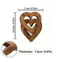 thumbnail image 3 of Leatfisat Handmade Wood Heart Shape Gift - Anniversary Present For Wife/Husband, Wedding Birthday Keepsake, 3 of 6
