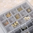 thumbnail image 2 of Caja de exhibición organizador de acrílico Zulema con 5 cajones Gris, 2 of 8