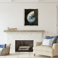 thumbnail image 3 of Stupell Industries Dark Nautilus Shell Nature Painting Gray Floater Framed Canvas Art Print Wall Art, 25 x 31, 3 of 10