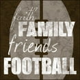 thumbnail image 2 of Gibbons, Lauren 20x20 White Modern Wood Framed Museum Art Print Titled - Football Friends, 2 of 4