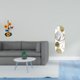 thumbnail image 2 of Soporte de papel higiénico,Porta toallas de papel de encimera,Espejo de pared,Espejo decorativo nórdico para colgar en la pared,Espejos de pared de metal decorativos para el hogar colgantes, 2 of 8