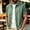 Green, variant on Men's Short Sleeve Dress Shirts Business Casual Button Down Shirts Solid Oxford Shirt Sky Blue