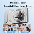 thumbnail image 6 of SDNALL Small Digital Camera, Ccd High Definition Macro Digital Camera 16X Zooms 2.4 inch Ips Screen 800W Effectivepixel Recording Selfie Beauty Filter Camera, 6 of 8