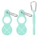 thumbnail image 1 of Clip de hebilla para botella de agua Uxcell [3PCS] - Soporte para taza de agua con gancho para toalla - [Verde - Silicona - 3.81IN] Soporte portátil y seguro para botellas, 1 of 6