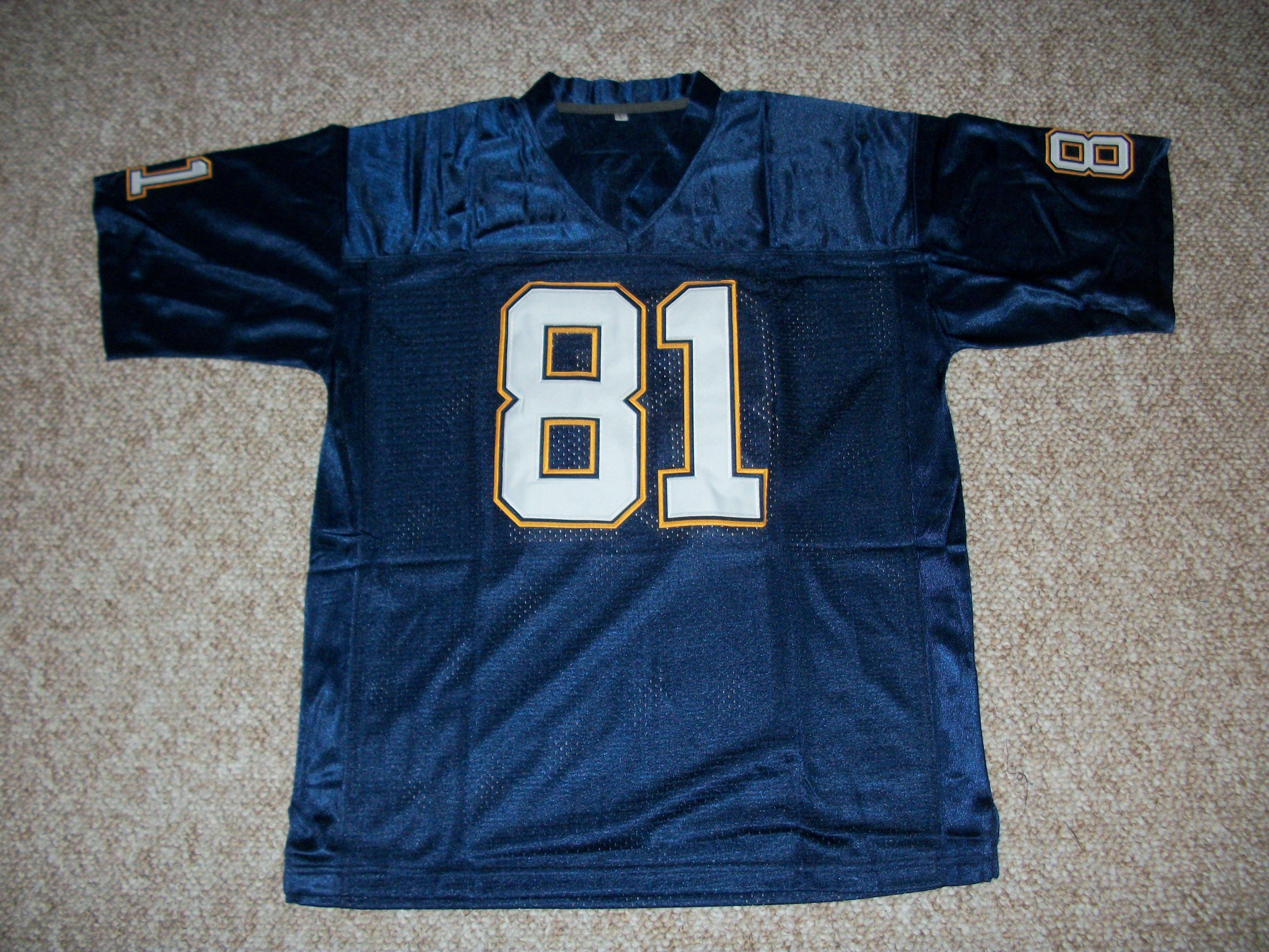 TopSportsLLC Unsigned Custom Sewn Stitched Navy Roger Staubach Blue Jersey - M, L, XL, 2XL