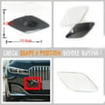 thumbnail image 5 of Trimla Front Tow Cover for 19-22 BMW 7 series G11LCI G12LCI 730i 730d 740i 740d 750i 750d 760i 730Li 740Li 750Li 760Li 2019 2020 2021 2022 bumper Towing Hook Eye Cap 51117499371, 5 of 5
