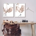 thumbnail image 2 of Stupell Industries Simple White Crane Birds Standing Open Wings Illustration, 24 x 30, Design by Grace Popp, 2 of 6
