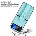 thumbnail image 4 of TECH CIRCLE Case for Galaxy Z Flip 4, Classic PU Leather Adjustable Wristband Kickstand Anti-Scratch Shockproof Protection Cover for Samsung Galaxy Z Flip 4 5G 2022,Green, 4 of 8