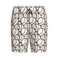 thumbnail image 3 of Yiaed Cute Baseball for Men's Soft Sleep Pajama Short Lounging Pajama Shorts-3X-Large, 3 of 8