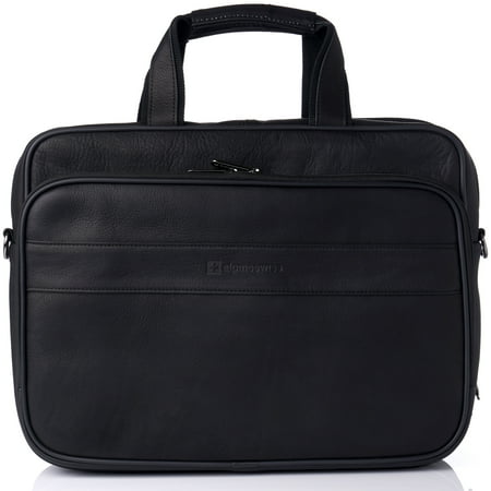 - Alpine Swiss Messenger Bag Leather 17” Laptop Briefcase Portfolio Business Case