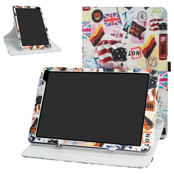 Labanema 10.1" Barnes & Noble Nook 10 (BNTV650) Case, 360 Degree Rotary Stand 10.1" Barnes & Noble Nook 10 (BNTV650) Cover, Case for 10.1" Barnes & Noble Nook 10 (BNTV650) (Freedom)