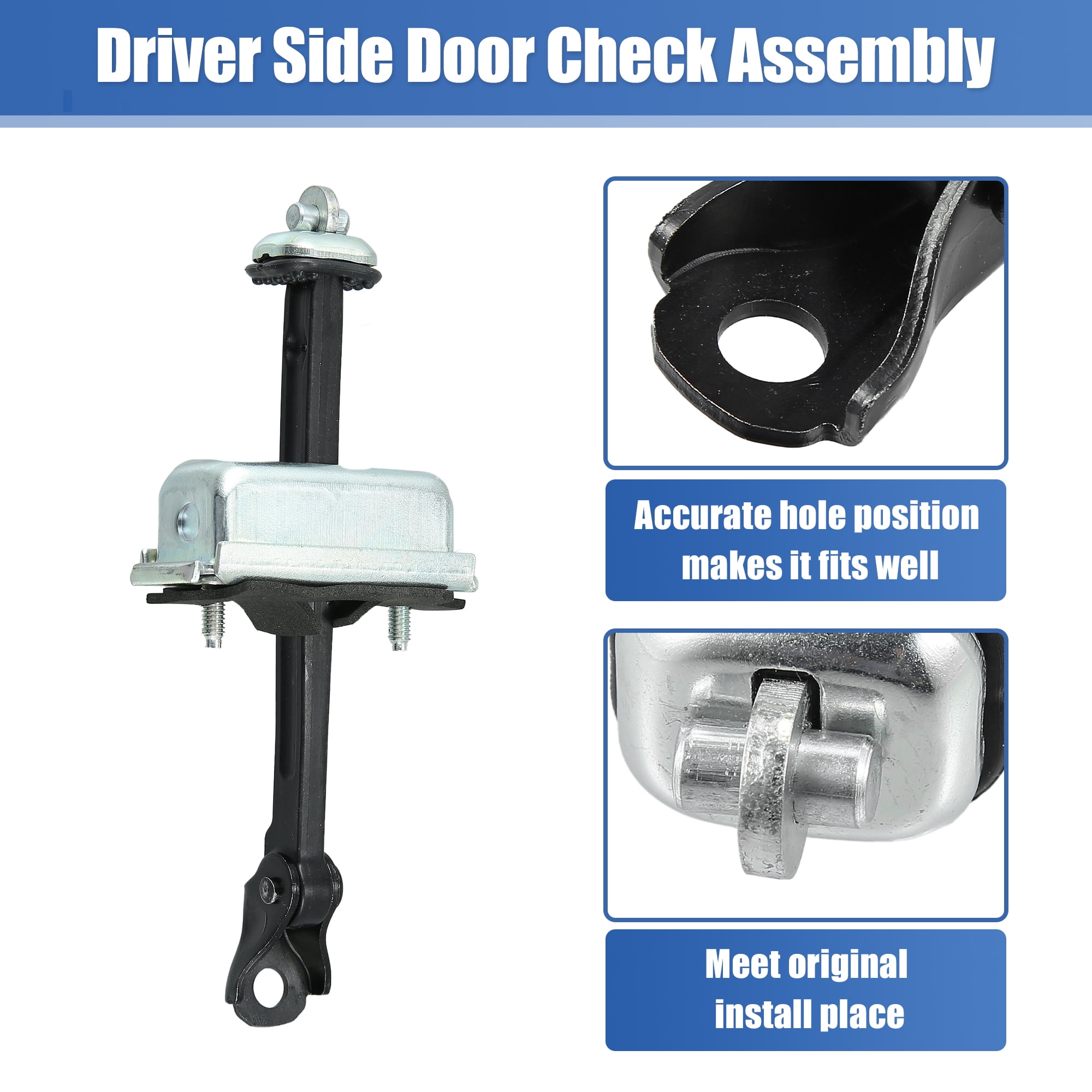 Unique Bargains Front Left Door Check Bracket Stop Strap for Honda Accord 2003-2007