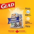 thumbnail image 3 of Glad Clear Garbage Bags - Regular 74 Litres - 10 Trash Bags, Guaranteed strong, 3 of 5