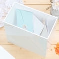 thumbnail image 3 of UNIQOOO White Acrylic Card Box w/Slot, Thick DIY Wedding Box Blank No Print, Large 10x10x5.5 in, for Reception Decoration Fundraiser Money Box Election Ballot Graduation Keepsake Party Favor, 3 of 7