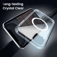 thumbnail image 5 of 4-in-1 Entronix Bundle for iPhone 15 Plus, Magnetic Clear Case & 2 Screen Protector & Metallic Camera Lens Protector, Silver, 5 of 10