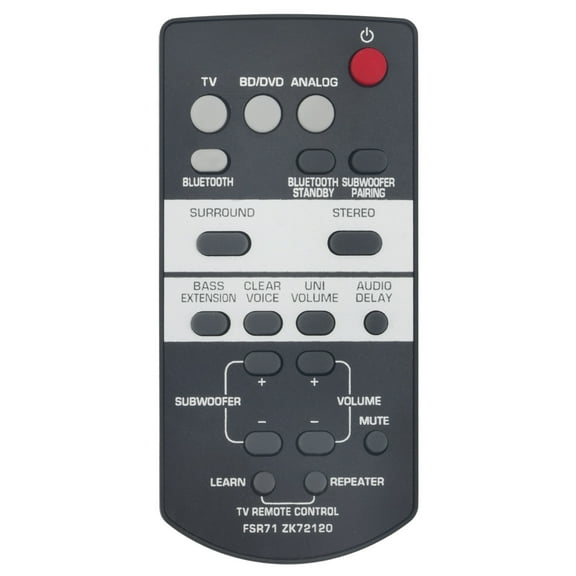 New FSR71 ZK72120 Remote Control for Yamaha Soundbar YAS-CU203 NS-WSW41 YAS-203