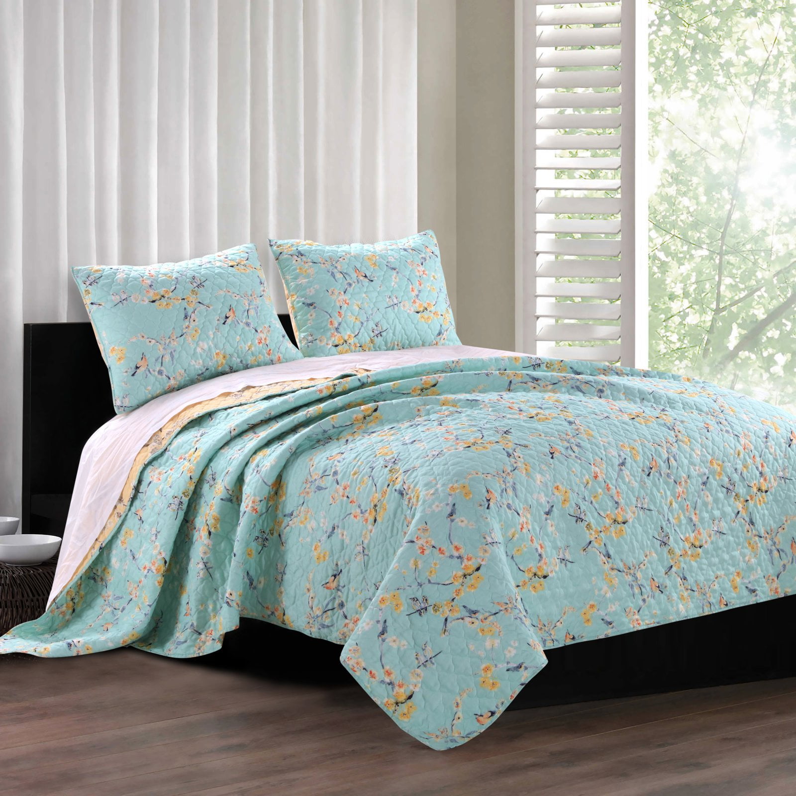 Cherry Blossom Quilt Set by Barefoot Bungalow