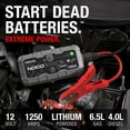 thumbnail image 4 of NOCO Boost X GBX45 1250A 12V UltraSafe Portable Lithium Jump Starter, Car Battery Booster Pack, USB-C Powerbank Charger, and Jumper Cables for up to 6.5-Liter Gas and 4.0-Liter Diesel Engines, 4 of 10
