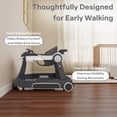 thumbnail image 5 of AILEEKISS 5-in-1 Musical Baby Walker with Wheels, Foldable Baby Walker for Boys Girls, Grey, 5 of 10