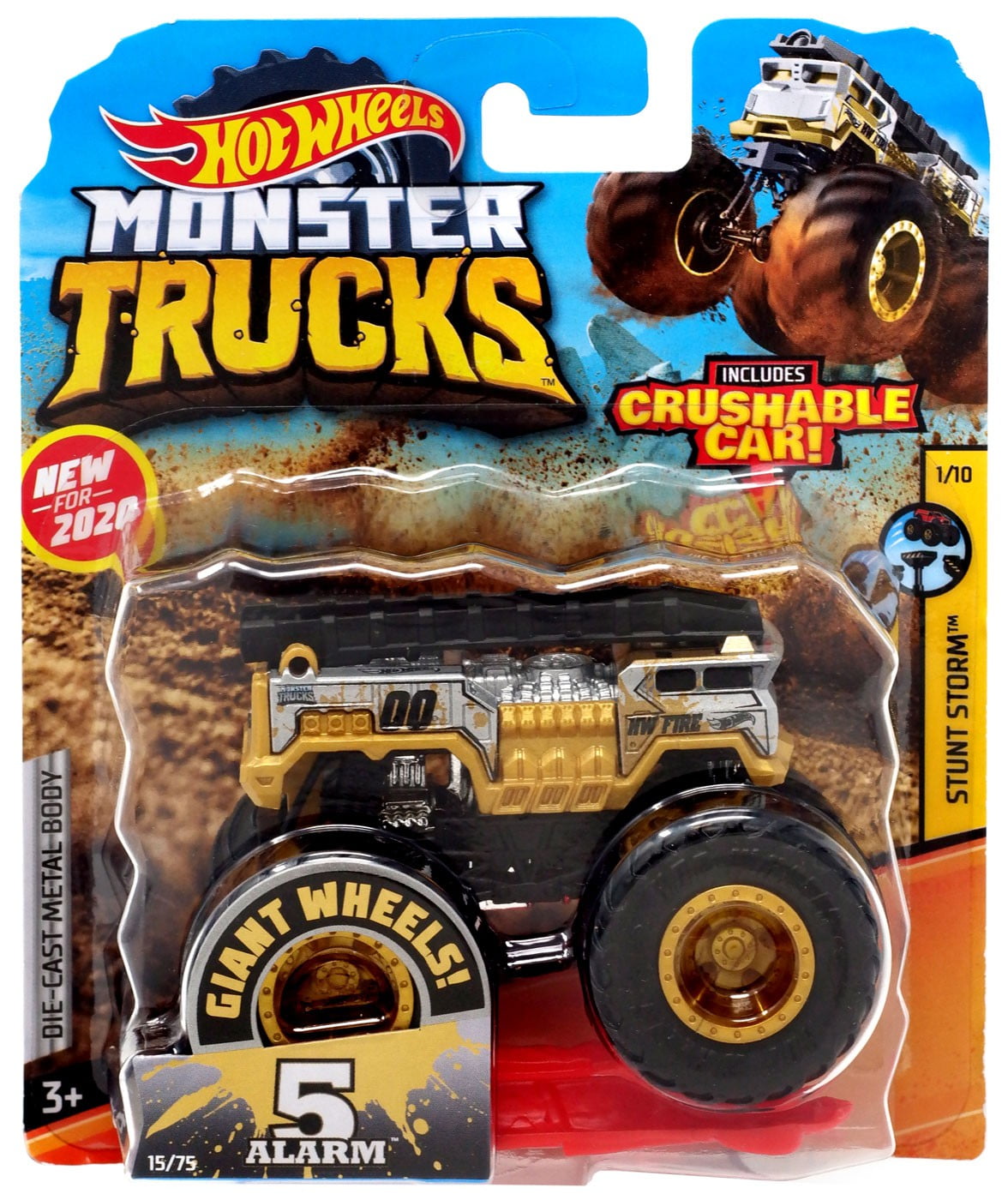 hot wheels 5 alarm monster truck