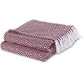 thumbnail image 2 of Premium Set of 2 Hand-Woven Cotton Throw Blankets for Cozy Comfort, 2 of 4