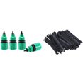 thumbnail image 2 of 4x Garden Hose Pipe One Way Adapter Tap Connector Fitting & 50pcs C-shaped Garden 4 / 7mm Drip Irri, 2 of 5