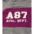 thumbnail image 2 of Aeropostale - Camiseta con adornos A87 a rayas para hombre, gris, grande, 2 of 2