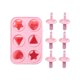 thumbnail image 1 of Juego de moldes for paletas de helado de silicona de 6 piezas DIY - Fabricante de paletas hecho a mano for deliciosos dulces congelados, 1 of 2