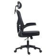 thumbnail image 3 of Silla de Oficina Flux Base EC343HR, Reposabrazos Abatibles, Soporta hasta 100Kg, Color Negro, 3 of 4