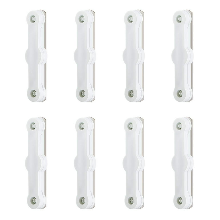 Plastic outlet fixing clips