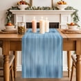 thumbnail image 2 of Table Runner 90 Inches Long for Kitchen Dining, Blue Dresser Scarf Farmhouse, Dining Table Decorations for Wedding/Parties, Modern Abstract Art Ombre Striped 13 x 90 In, 2 of 8