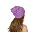 thumbnail image 2 of Soft Ribbed Slouchy Beanie -Radiant Orchid, 2 of 2