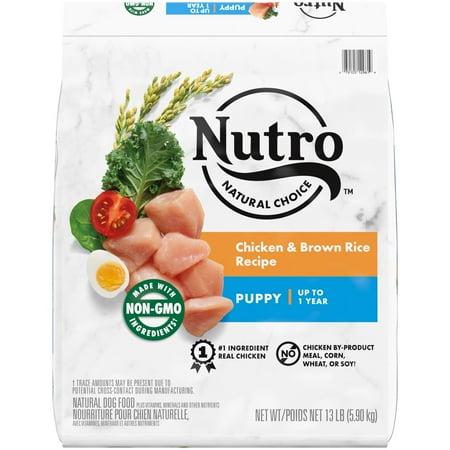 UPC: 0079105129619 | Nutro Natural Choice Chicken and Brown Rice Recipe Dry Dog Food for Puppies  13 lb Bag