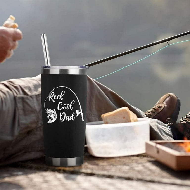 Fishing Gifts For Men Birthday Gift For Dad 20oz Black Real Cool