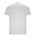 thumbnail image 5 of HAOTAGS Mens T-Shirt Short Sleeve Crew Neck Soft Tees Classic Plain Shirts Gray Size M, 5 of 6