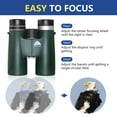 thumbnail image 6 of Ozark Trail 10X42 Binoculars - 10X High Powered Large View 42mm Objective FMC Lens Binoculars for Outdoor Sports Hunting Theater Concerts, 6 of 9