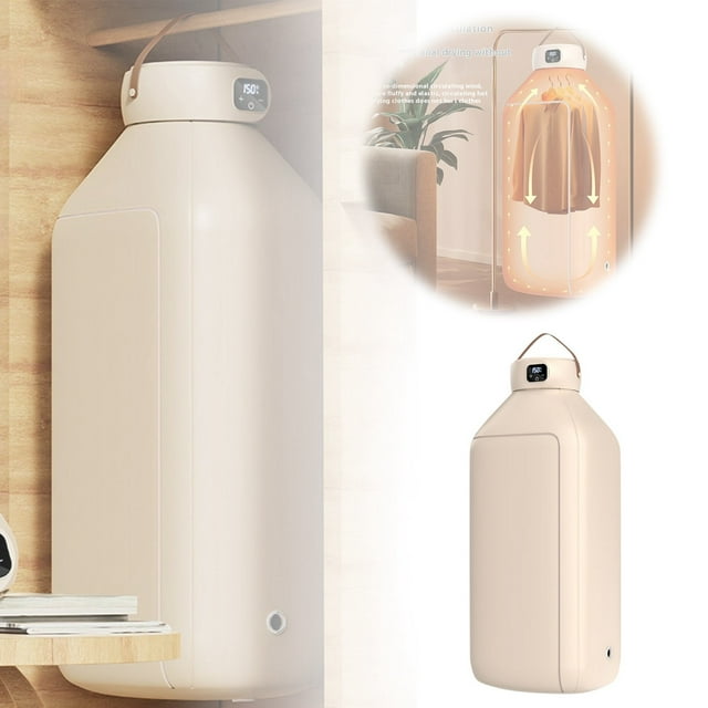 Portable Clothes Dryer Mini Dryer Machine For Apartment RV Compact Dryer Machine Foldable Clothes Dryer With Timer Intelligent Timing Clothes Dryer For Clothes Underwear Baby