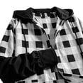 thumbnail image 4 of Mens Hooded Plaid Flannel Shirts Button Down Long Sleeve Casual Shirt Jacket with Pockets Hooded Drawstring Tops, 4 of 5