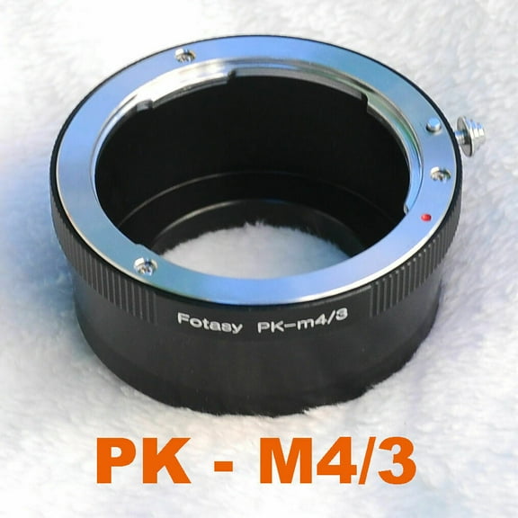 Fotasy Pentax PK Lens to Micro 4/3 Adapter, fits Olympus OM-D E-M1 E-M5 E-M10 I II III IV E-M1X I II III E-PM2 E-PM1/Panasonic G7 G9 GF7 GF8 GH4 GH5 GM5 GX7 GX8 GX9 GX80 GX85 GX850 G90 G91 G95 G100