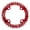 Red, variant on Windfall Bike Chainring, Round/Oval 104BCD 32T 34T 36T 38T Narrow Wide Single Chainring for Bicycle Bike