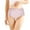 Pink, variant on SHTXOZHI Women's High Waisted Briefs Full Coverage Stretch Soft Panties Breathable Cotton Underwear