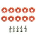 thumbnail image 1 of 10 Pcs Vis de Voiture Ensemble Assortiment Boulons de Véhicule Ensemble de Vis Décoratives Remplacement Kit de Rondelles Décoratives Pièces de Rechange Automobile Orange, 1 of 8