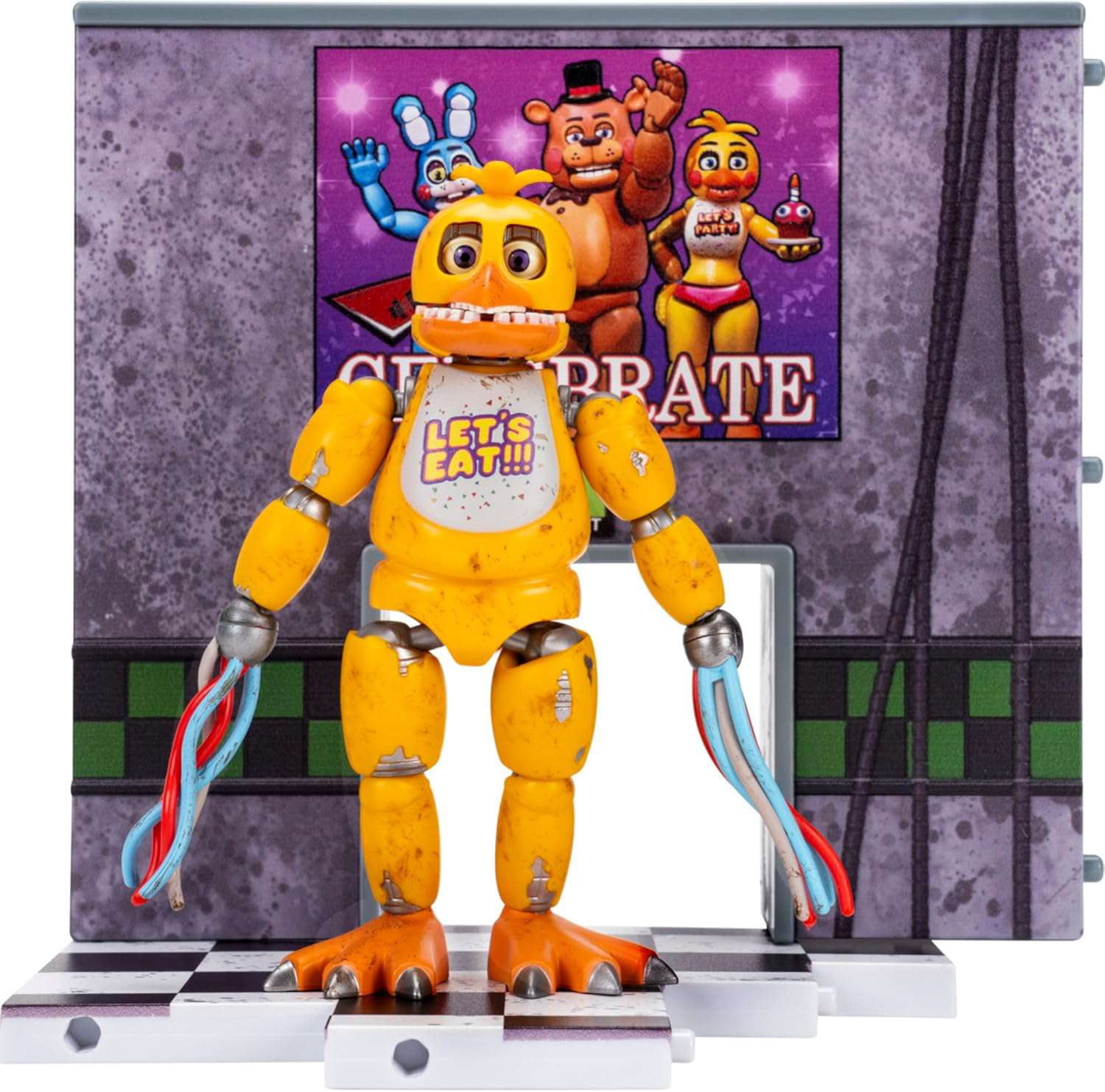 Five Nights at Freddy's Endo Series Withered Chica with Office Action Figure
