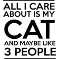 thumbnail image 3 of CafePress - All I Care About Is My Cat And Maybe Like 3 People - 15 oz Ceramic Large White Novelty Mug, 3 of 4