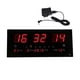 thumbnail image 5 of Reloj de Pared Digital LED Tiempo Calendario Temperatura Reloj Despertador Eléctrico EE. UU. , modelo E - enchufe de EE. UU., 36x15x3cm, 5 of 5