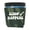 Green Camouflage, variant on Ice Cream Pint Cooler Sleeve, Scoop Happens Design, Reusable Foam Holder for Pint, Sky Blue