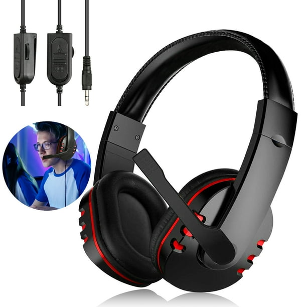 Pc Gaming Headset For Ps4 Ps5 Xbox One Nintendo Switch Stereo Noise Canceling Headset With Mic Bass Surround Sound Over Ear Headphones For Pc Ps4 5 Xbox Series X S Nintendo
