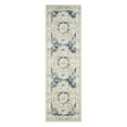 thumbnail image 5 of SAFAVIEH Evoke Teale Traditional Bordered Runner Rug, Grey/Ivory, 2'2" x 9', 5 of 7